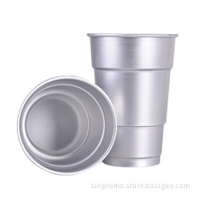 Recyclable coke cups made of aluminum